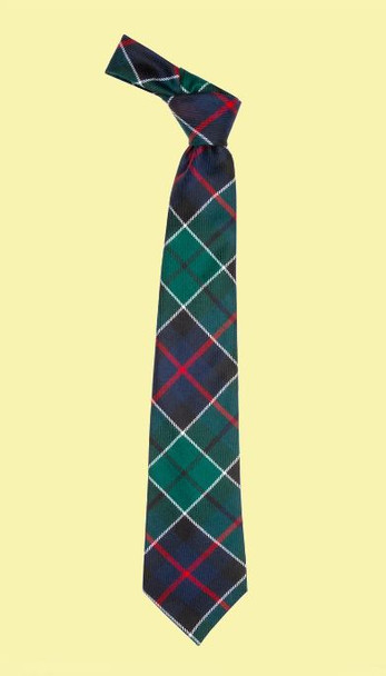 Leslie Green Modern Clan Tartan Lightweight Wool Straight Mens Neck Tie