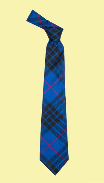 Morgan Modern Clan Tartan Lightweight Wool Straight Mens Neck Tie