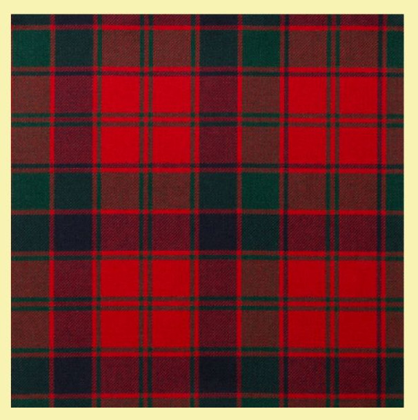 Robertson Red Modern Lightweight Reiver 10oz Tartan Wool Fabric