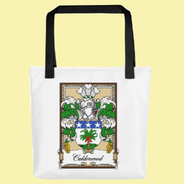 Your Bookplate Coat of Arms Surname Double Sided Polyester Custom Tote Bag Your Bookplate Coat of Arms Surname Double Sided Polyester Custom Tote Bag