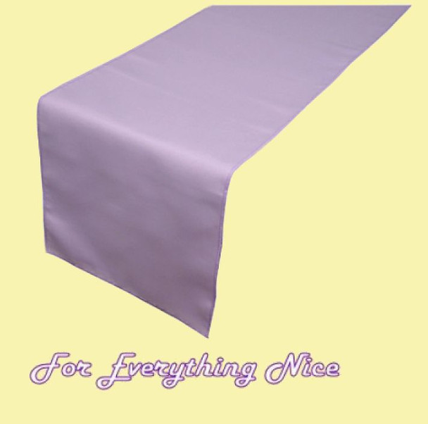 Lavender Polyester Wedding Table Runners Decorations x 10 For Hire