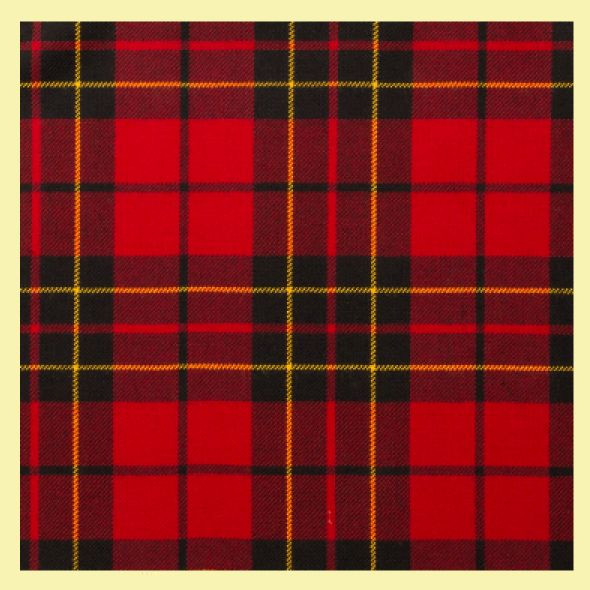Brodie Red Modern Heavy Weight Strome 16oz Tartan Wool Fabric