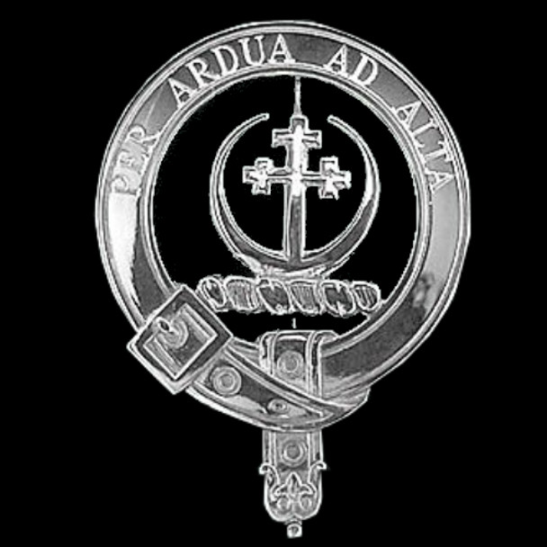 Hanna Badge Polished Sterling Silver Hanna Crest