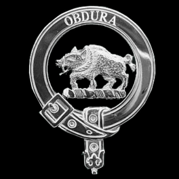 Bradley Badge Polished Sterling Silver Bradley Crest