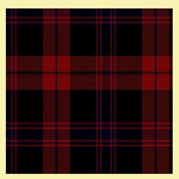 Brown Modern  Springweight 8oz Tartan Wool Fabric