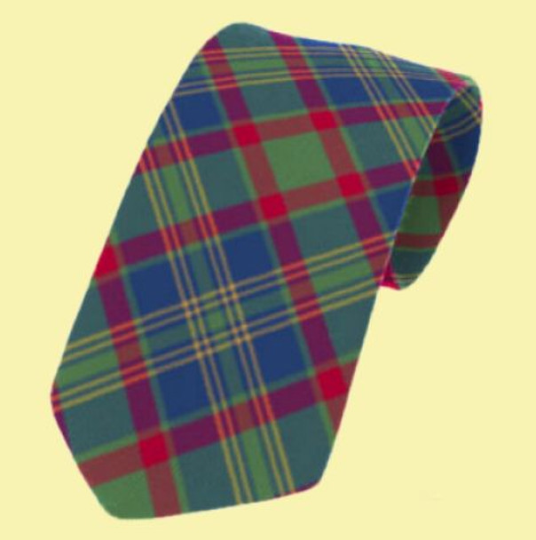 Cork County Irish Tartan Straight Lightweight Wool Mens Neck Tie  