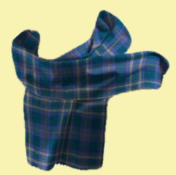 Fermanagh County Irish Tartan Lambswool Unisex Fringed Scarf