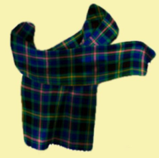 Offaly County Irish Tartan Lambswool Unisex Fringed Scarf Offaly County Irish Tartan Lambswool Unisex Fringed Scarf