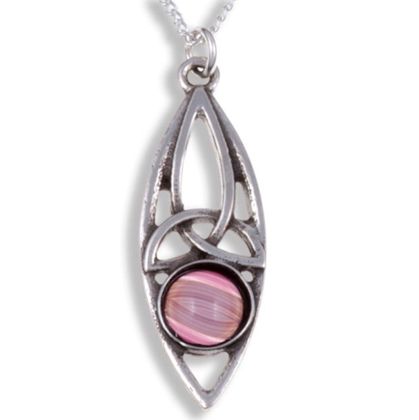 Celtic Oval Knot Antiqued Purple Glass Stone Small Stylish Pewter Pendant Celtic Oval Knot Antiqued Purple Glass Stone Small Stylish Pewter Pendant