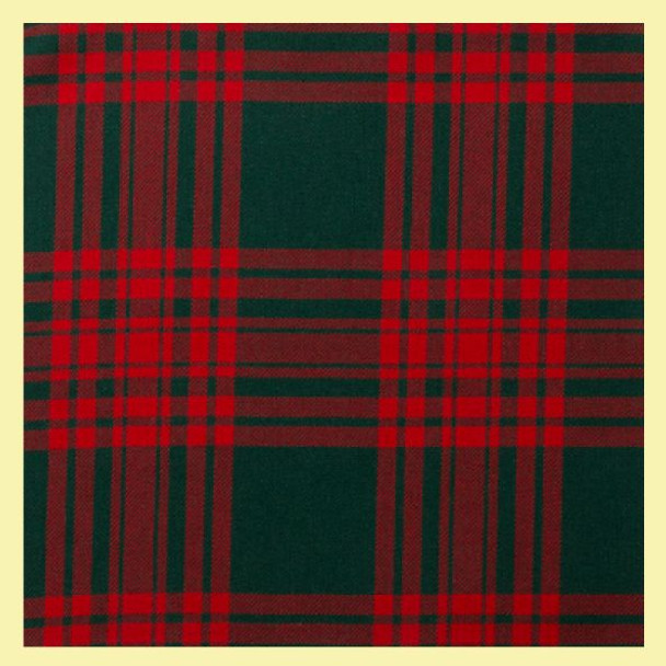 Menzies Green Modern Tartan Lightweight Wool Mens Vest Waistcoat