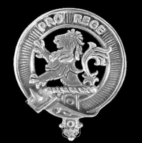 MacFie Clan Cap Crest Sterling Silver Clan MacFie Badge
