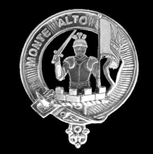 Mowat Clan Cap Crest Sterling Silver Clan Mowat Badge