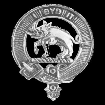 Nisbet Clan Cap Crest Sterling Silver Clan Nisbet Badge