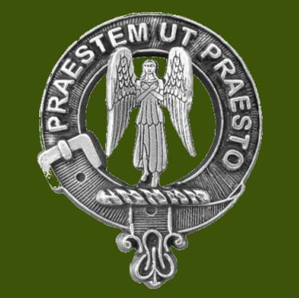 Preston Clan Cap Crest Stylish Pewter Clan Preston Badge