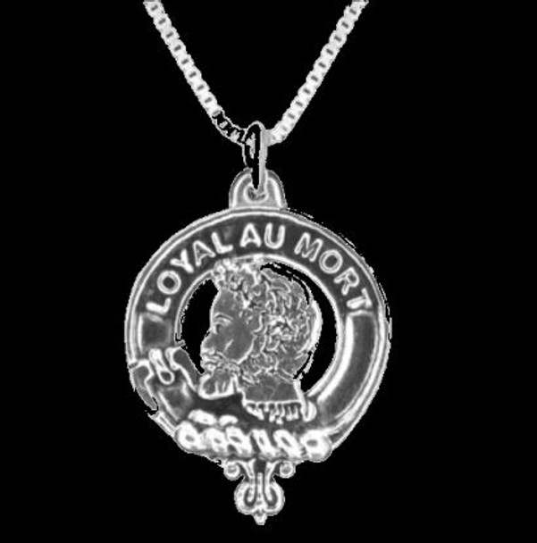 Adair Clan Badge Sterling Silver Clan Crest Small Pendant