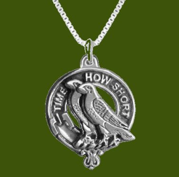 Akins Clan Badge Stylish Pewter Clan Crest Small Pendant