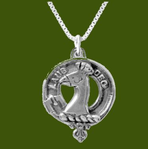 Arbuthnot Clan Badge Stylish Pewter Clan Crest Small Pendant