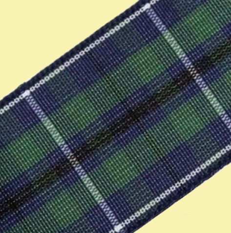 Douglas Modern Plaid Polyester Fabric Tartan Ribbon 25mm x 3 metres