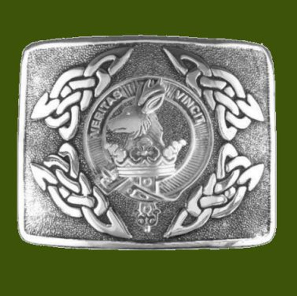 Keith Clan Badge Interlace Mens Stylish Pewter Kilt Belt Buckle Keith Clan Badge Interlace Mens Stylish Pewter Kilt Belt Buckle