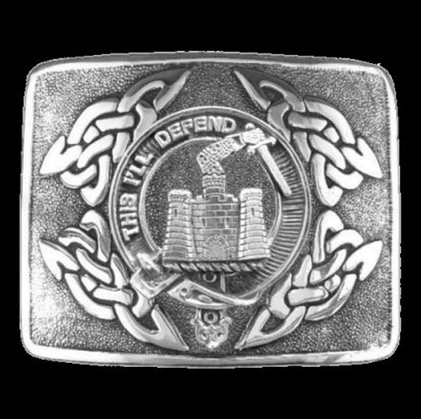 Kincaid Clan Badge Interlace Mens Sterling Silver Kilt Belt Buckle Kincaid Clan Badge Interlace Mens Sterling Silver Kilt Belt Buckle