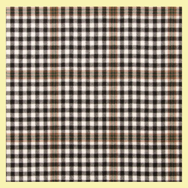 Burns Check Springweight 8oz Tartan Wool Fabric x 10 metres
