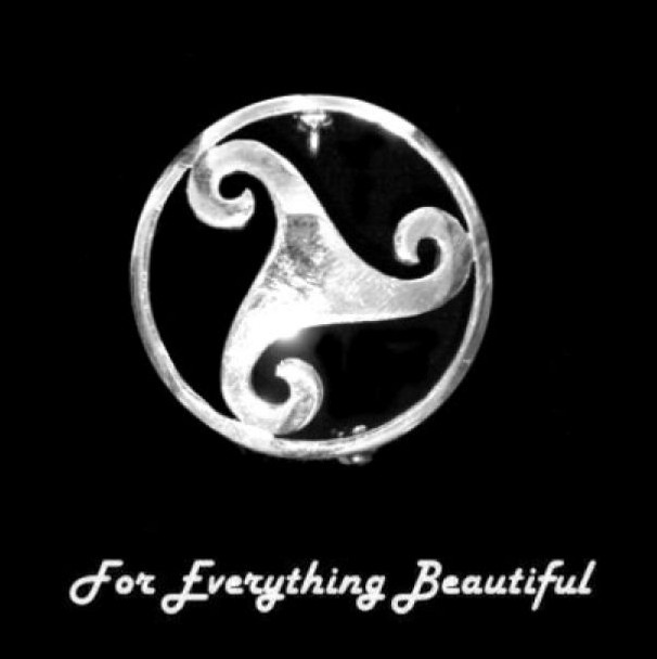 Celtic Tri-Spiral Knotwork Design Sterling Silver Brooch