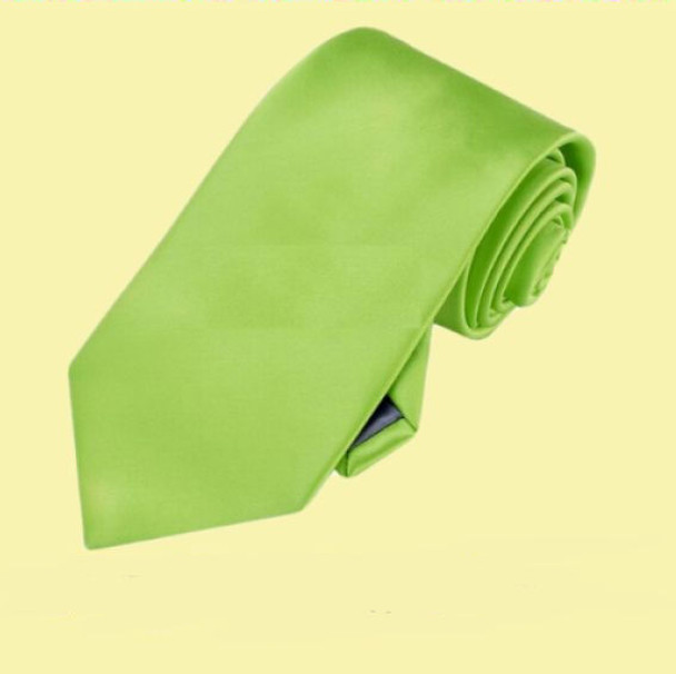 Lime Green Formal Boys Ages 7-13 Wedding Straight Boys Neck Tie