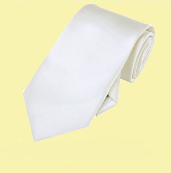 Ivory Formal Groomsmen Groom Wedding Narrow Mens Neck Tie