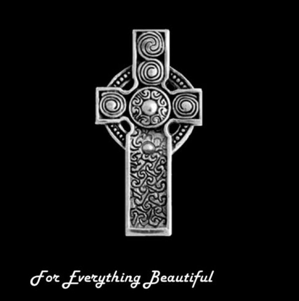 Kilree Irish Celtic Cross Sterling Silver Celtic Cross
