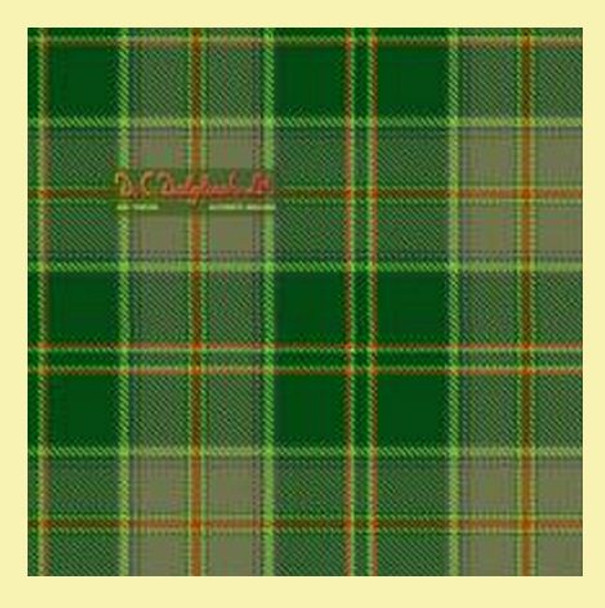 All Ireland Green Ancient Double Width 11oz Lightweight Tartan Wool Fabric All Ireland Green Ancient Double Width 11oz Lightweight Tartan Wool Fabric