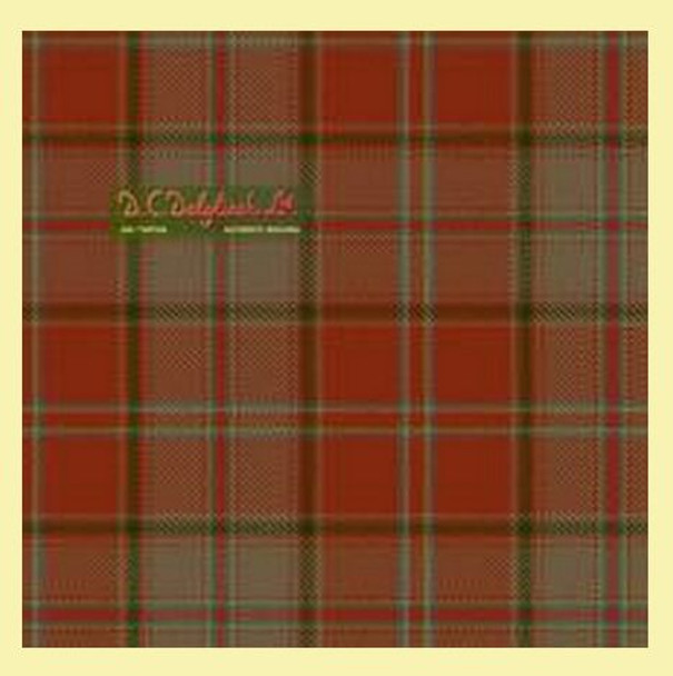 All Ireland Red Reproduction Double Width 11oz Lightweight Tartan Wool Fabric