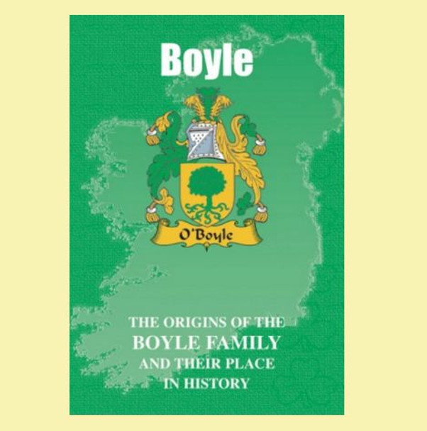 Boyle Coat Of Arms History Irish Family Name Origins Mini Book
