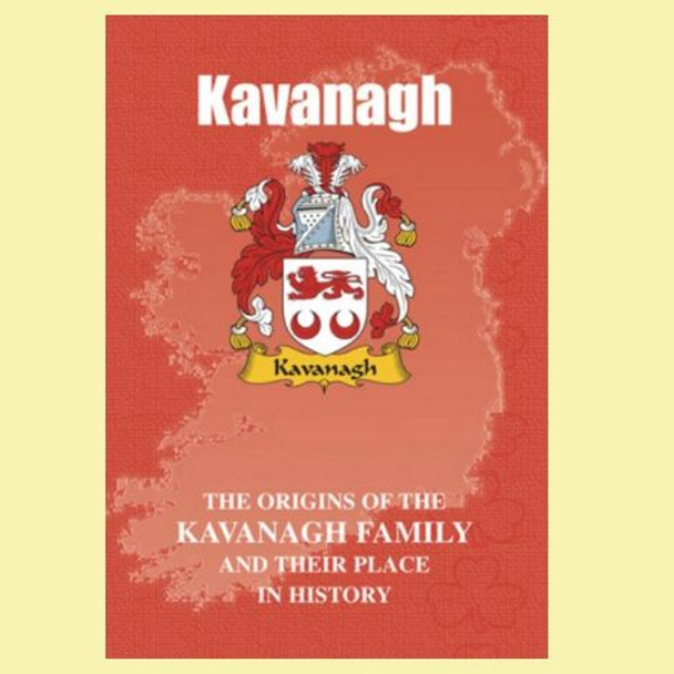 Kavanagh Coat Of Arms History Irish Family Name Origins Mini Book