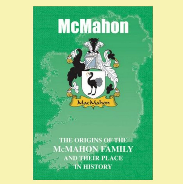 McMahon Coat Of Arms History Irish Family Name Origins Mini Book