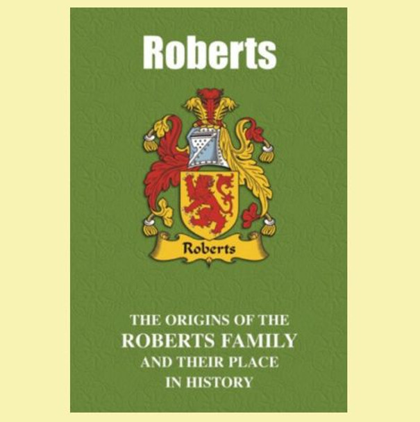 Roberts Coat Of Arms History English Family Name Origins Mini Book