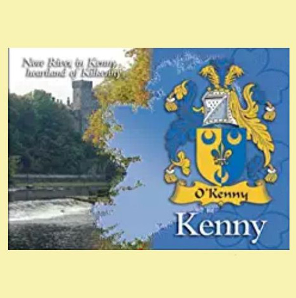 Kenny Coat of Arms Irish Family Name Fridge Magnets Set of 4
