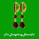 Garnet Earrings