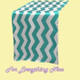 Chevron Satin Table Runner Hire