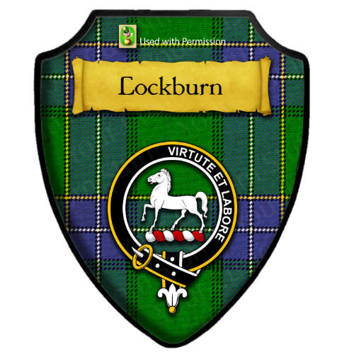 Cockburn Tartan Crest T-shirt - I'm not yelling style