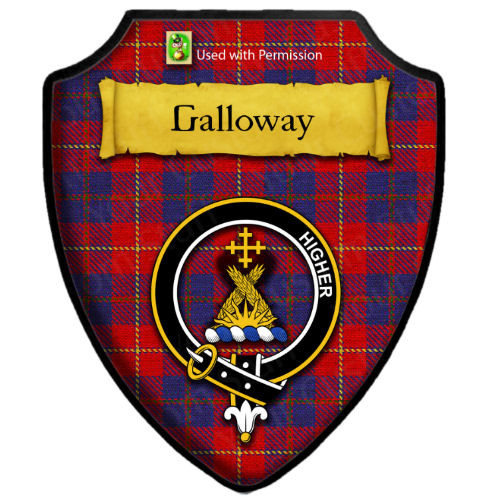 Galloway Tartan Crest T-shirt - I'm not yelling style