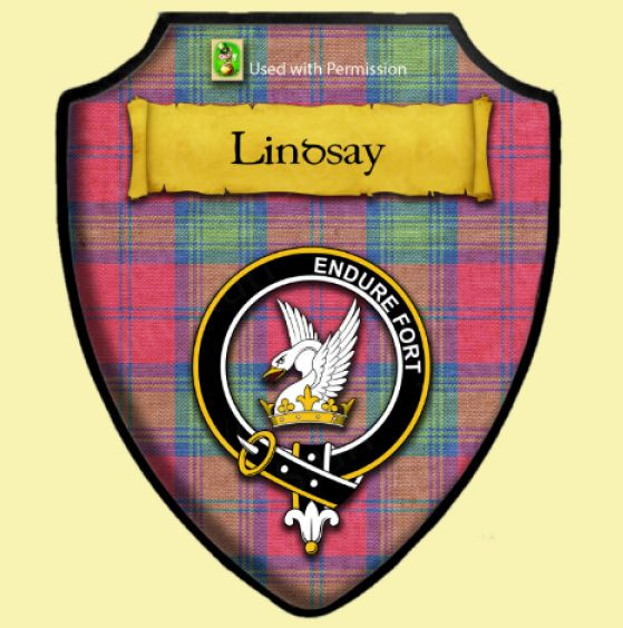 Lindsay Ancient Tartan Crest Men's Short - Cross Style