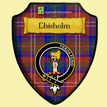 Chisholm Hunting Ancient Tartan Crest Christmas Hat