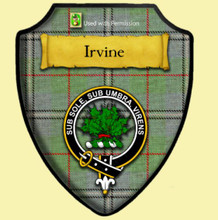 Irvine Ancient Tartan Crest Wall Hanging Banner main image 0