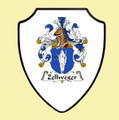 Zellweger German Coat of Arms Family Crest Wooden Wall Plaque Shield