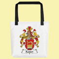 Your German Coat of Arms Surname Double Sided Polyester Custom Tote Bag