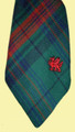 Owen Bowen Welsh Tartan Worsted Wool Straight Mens Neck Tie