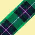 Hibernian Plaid Polyester Fabric Tartan Ribbon 25mm x 3 metres