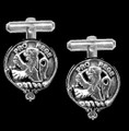 MacFie Clan Badge Sterling Silver Clan Crest Cufflinks