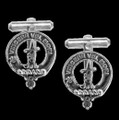MacDowell Clan Badge Sterling Silver Clan Crest Cufflinks