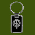 Barclay Clan Badge Stainless Steel Pewter Clan Crest Keyring